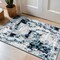 World Rug Gallery Contemporary Chic Abstract Design Area Rug 2'x3' Blue 937BLUE2X3 - alternate 1